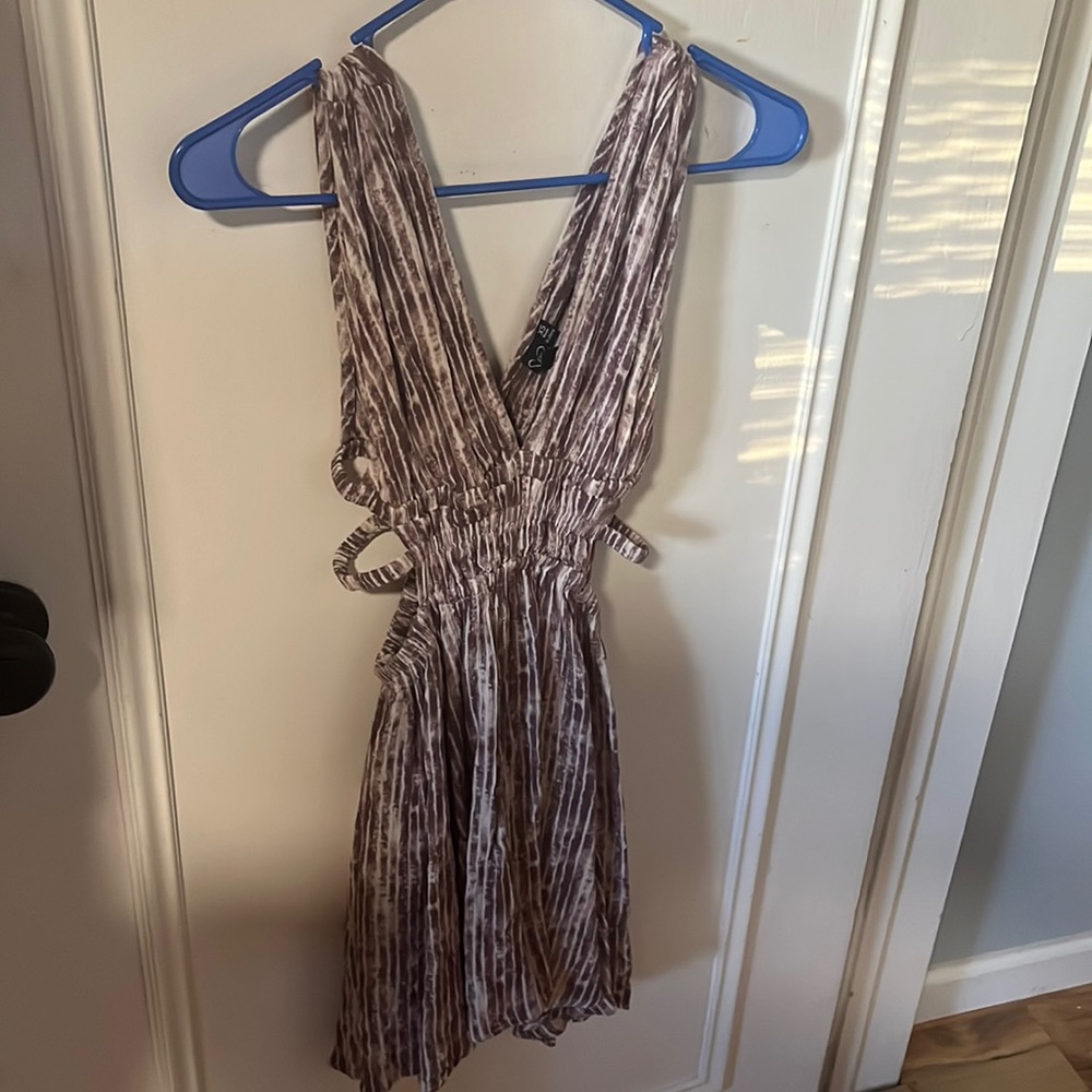 Purple sundress